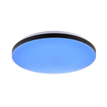 Brilliant - LED RGBW Stmívatelné stropní svítidlo LIVIO LED/20W/230V 3000-6500K pr. 49 cm černá + dálkové ovládání
