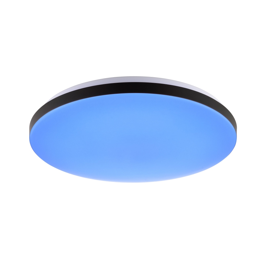 Brilliant - LED RGBW Stmívatelné stropní svítidlo LIVIO LED/20W/230V 3000-6500K pr. 49 cm černá + dálkové ovládání