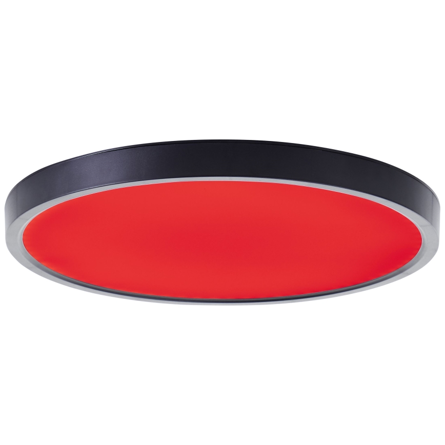 Brilliant - LED RGBW Stmívatelné stropní svítidlo LOTTI LED/16W/230V 3000K pr. 30 cm černá Wi-Fi Tuya + dálkové ovládání