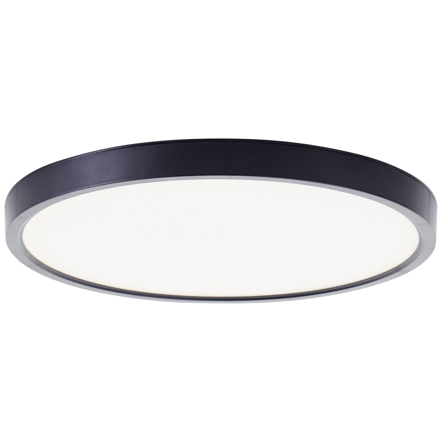 Brilliant - LED RGBW Stmívatelné stropní svítidlo LOTTI LED/16W/230V 3000K pr. 30 cm černá Wi-Fi Tuya + dálkové ovládání