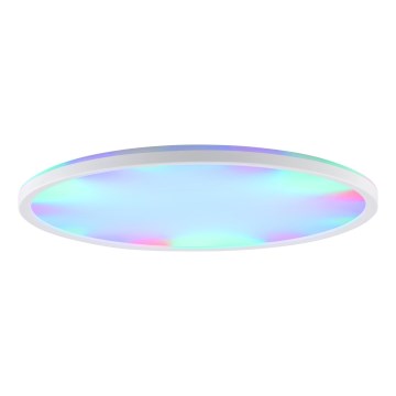 Brilliant - LED RGBW Stmívatelné stropní svítidlo LUMARO LED/22W/230V 4000K pr. 42 cm bílá + dálkové ovládání