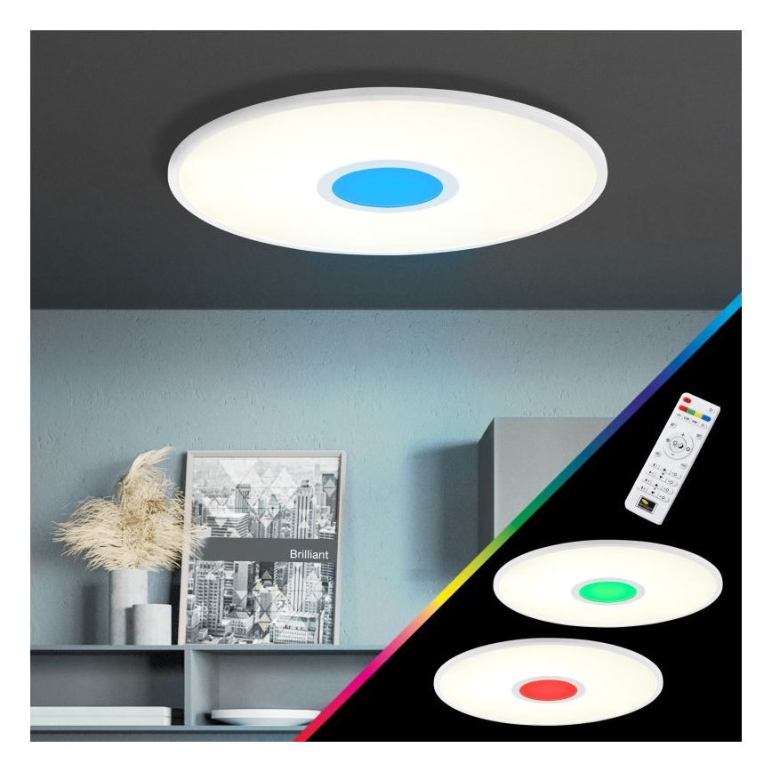 Brilliant - LED RGBW Stmívatelné stropní svítidlo ODELLA LED/24W/230V 2700-6500K + dálkové ovládání