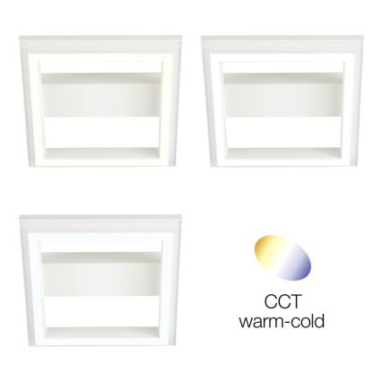 Brilliant - LED RGBW Stmívatelné stropní svítidlo PALLAS LED/18W/230V 2700-6500K + dálkové ovládání