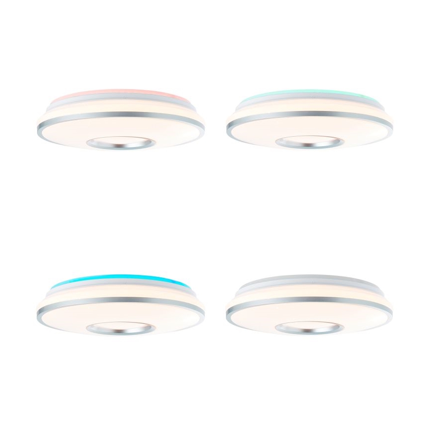 Brilliant - LED RGBW Stmívatelné stropní svítidlo VISITATION LED/24W/230V 3000-6500K + dálkové ovládání