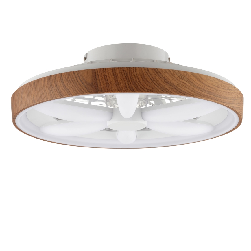 Brilliant - LED RGBW Stmívatelný stropní ventilátor GAIANO LED/24W/230V 2700-6500K pr. 48 cm hnědá + dálkové ovládání