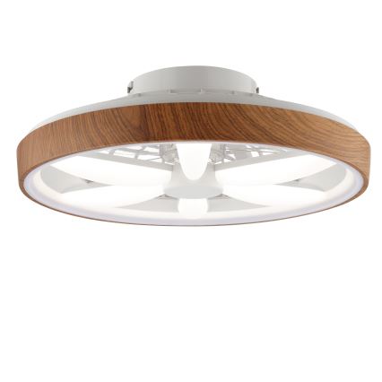 Brilliant - LED RGBW Stmívatelný stropní ventilátor GAIANO LED/24W/230V 2700-6500K pr. 48 cm hnědá + dálkové ovládání