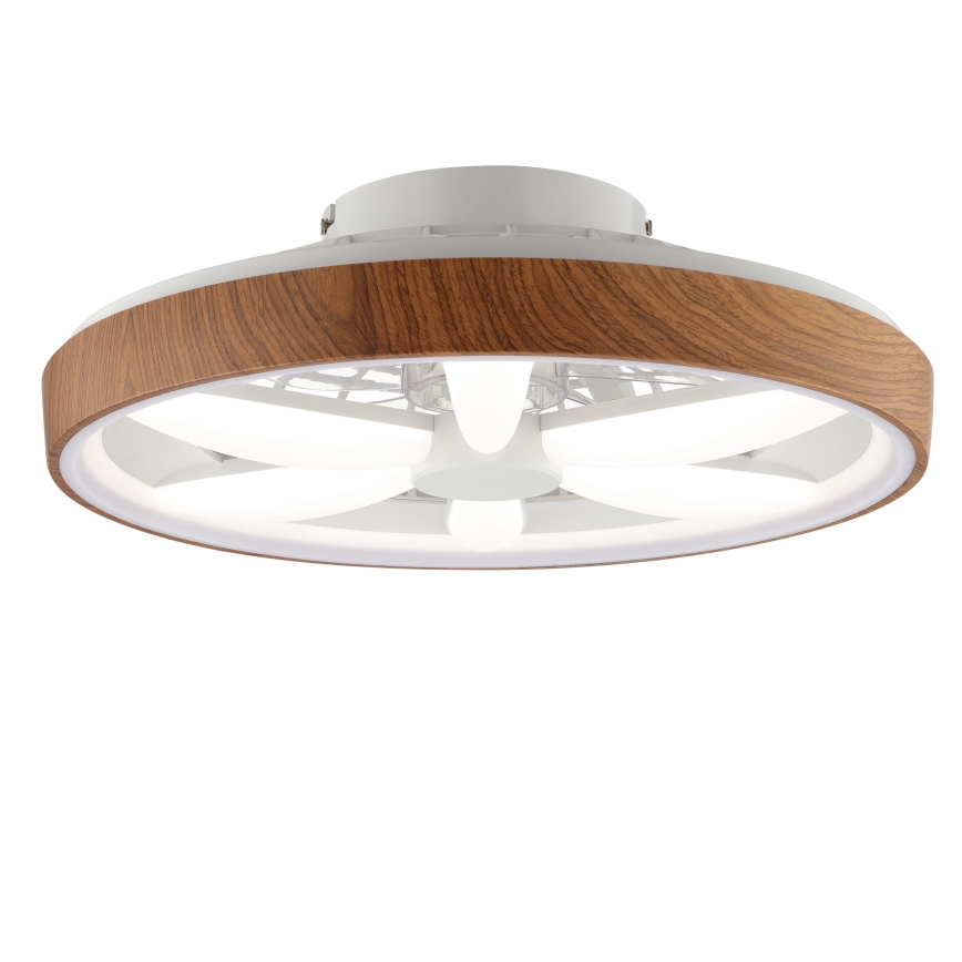 Brilliant - LED RGBW Stmívatelný stropní ventilátor GAIANO LED/24W/230V 2700-6500K pr. 48 cm hnědá + dálkové ovládání
