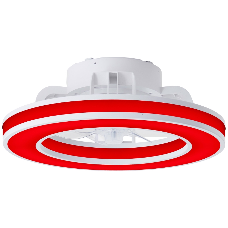 Brilliant - LED RGBW Stmívatelný stropní ventilátor MONDELLO LED/26W/230V 2700-6500K pr. 41,5 cm bílá + dálkové ovládání