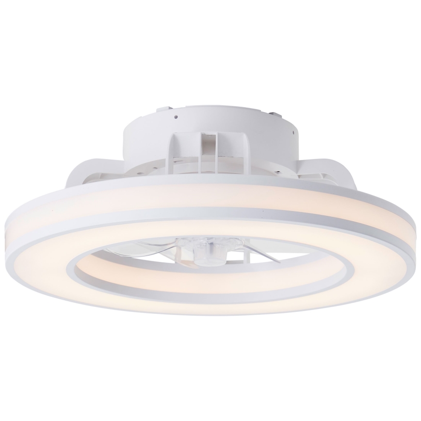 Brilliant - LED RGBW Stmívatelný stropní ventilátor MONDELLO LED/26W/230V 2700-6500K pr. 41,5 cm bílá + dálkové ovládání