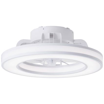 Brilliant - LED RGBW Stmívatelný stropní ventilátor MONDELLO LED/26W/230V 2700-6500K pr. 41,5 cm bílá + dálkové ovládání