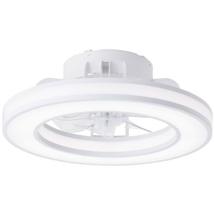 Brilliant - LED RGBW Stmívatelný stropní ventilátor MONDELLO LED/26W/230V 2700-6500K pr. 41,5 cm bílá + dálkové ovládání