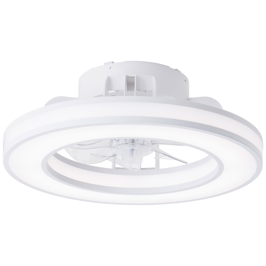 Brilliant - LED RGBW Stmívatelný stropní ventilátor MONDELLO LED/26W/230V 2700-6500K pr. 41,5 cm bílá + dálkové ovládání