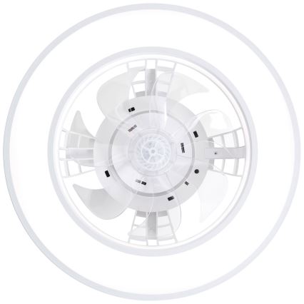 Brilliant - LED RGBW Stmívatelný stropní ventilátor MONDELLO LED/26W/230V 2700-6500K pr. 41,5 cm bílá + dálkové ovládání