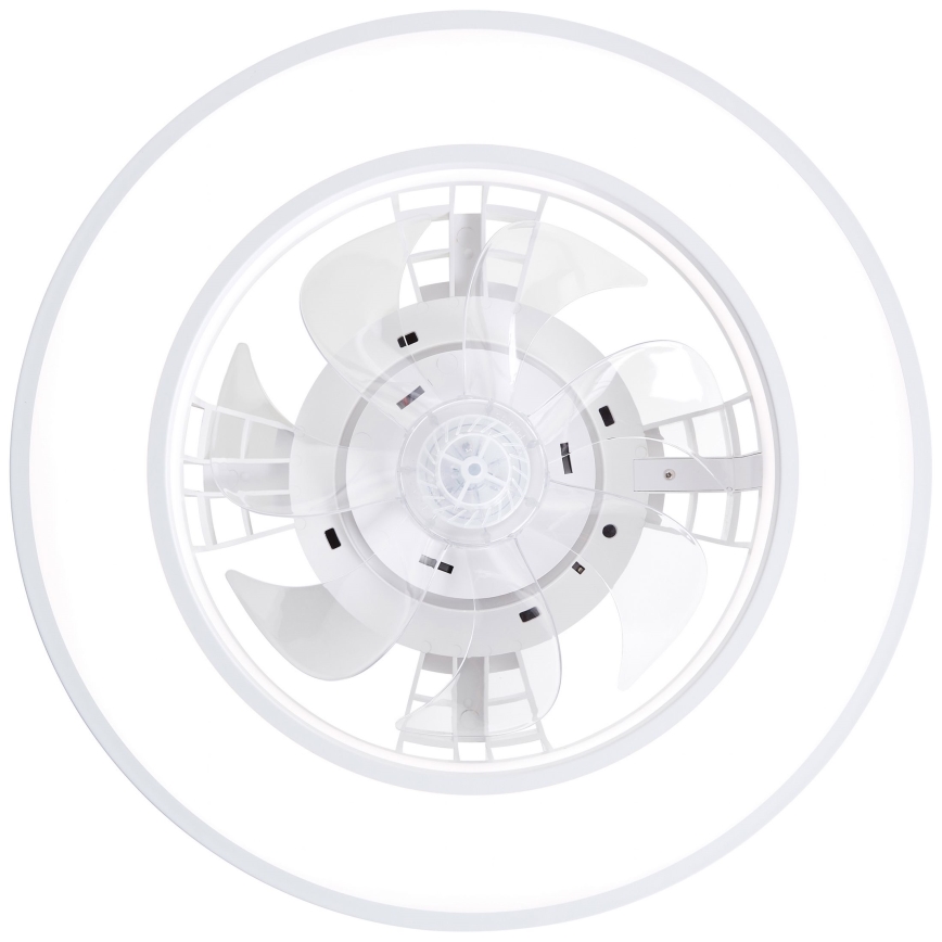 Brilliant - LED RGBW Stmívatelný stropní ventilátor MONDELLO LED/26W/230V 2700-6500K pr. 41,5 cm bílá + dálkové ovládání