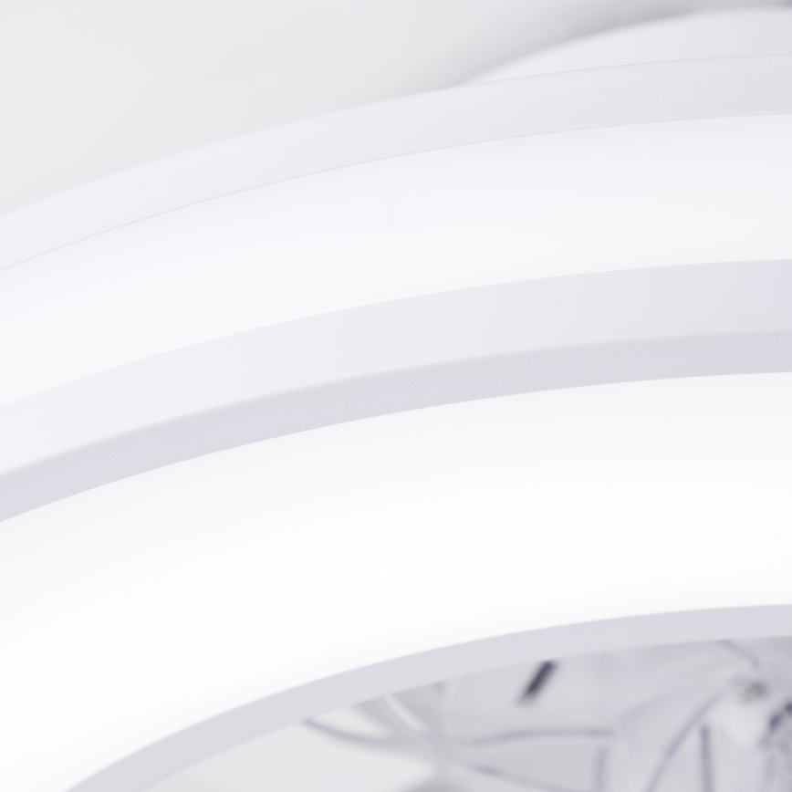 Brilliant - LED RGBW Stmívatelný stropní ventilátor MONDELLO LED/26W/230V 2700-6500K pr. 41,5 cm bílá + dálkové ovládání