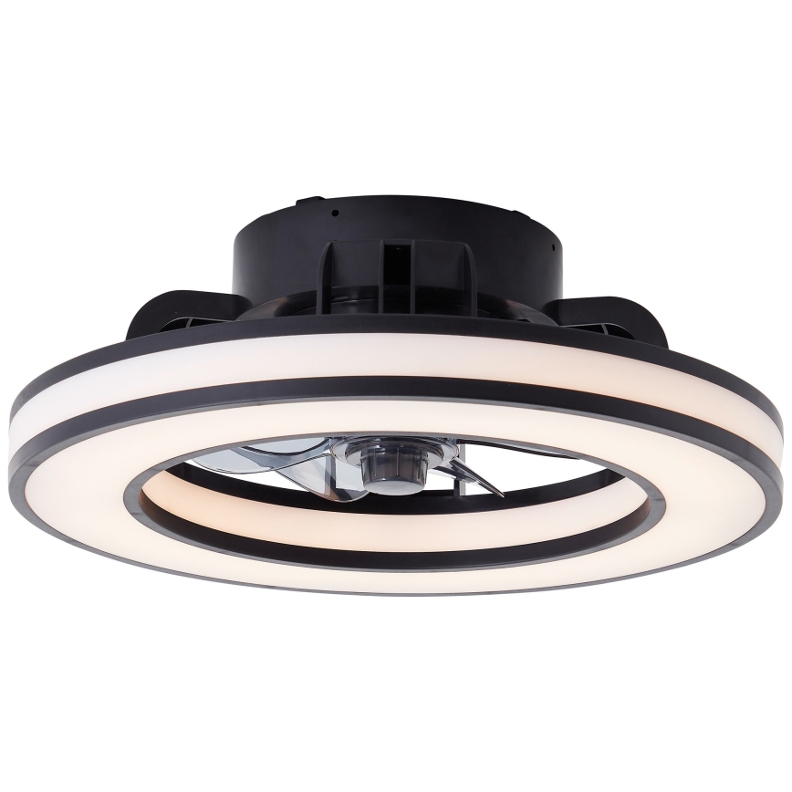 Brilliant - LED RGBW Stmívatelný stropní ventilátor MONDELLO LED/26W/230V 2700-6500K pr. 41 cm černá + dálkové ovládání