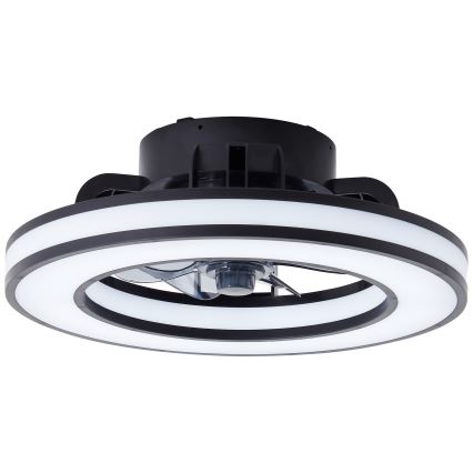 Brilliant - LED RGBW Stmívatelný stropní ventilátor MONDELLO LED/26W/230V 2700-6500K pr. 41 cm černá + dálkové ovládání
