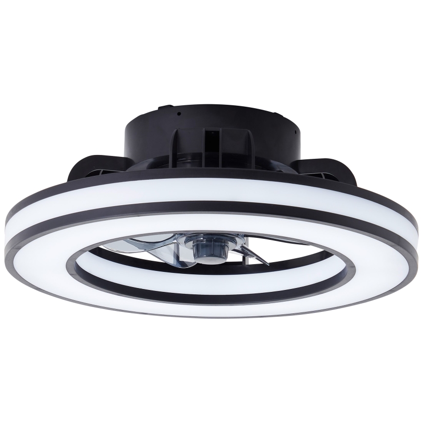 Brilliant - LED RGBW Stmívatelný stropní ventilátor MONDELLO LED/26W/230V 2700-6500K pr. 41 cm černá + dálkové ovládání