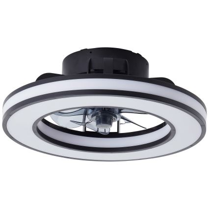 Brilliant - LED RGBW Stmívatelný stropní ventilátor MONDELLO LED/26W/230V 2700-6500K pr. 41 cm černá + dálkové ovládání