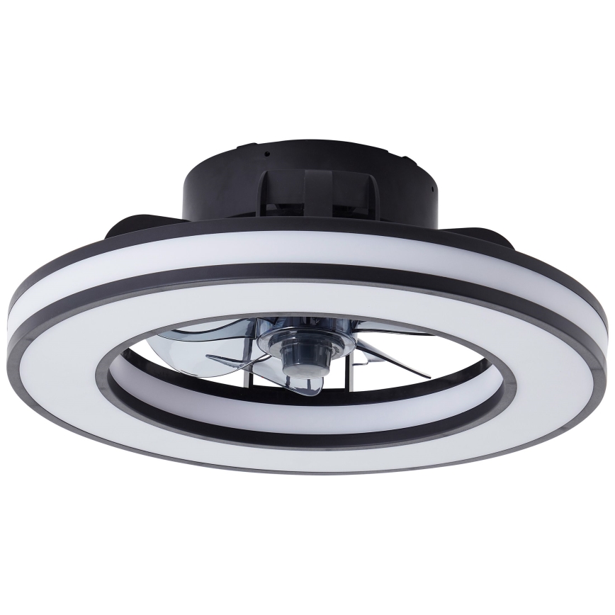 Brilliant - LED RGBW Stmívatelný stropní ventilátor MONDELLO LED/26W/230V 2700-6500K pr. 41 cm černá + dálkové ovládání