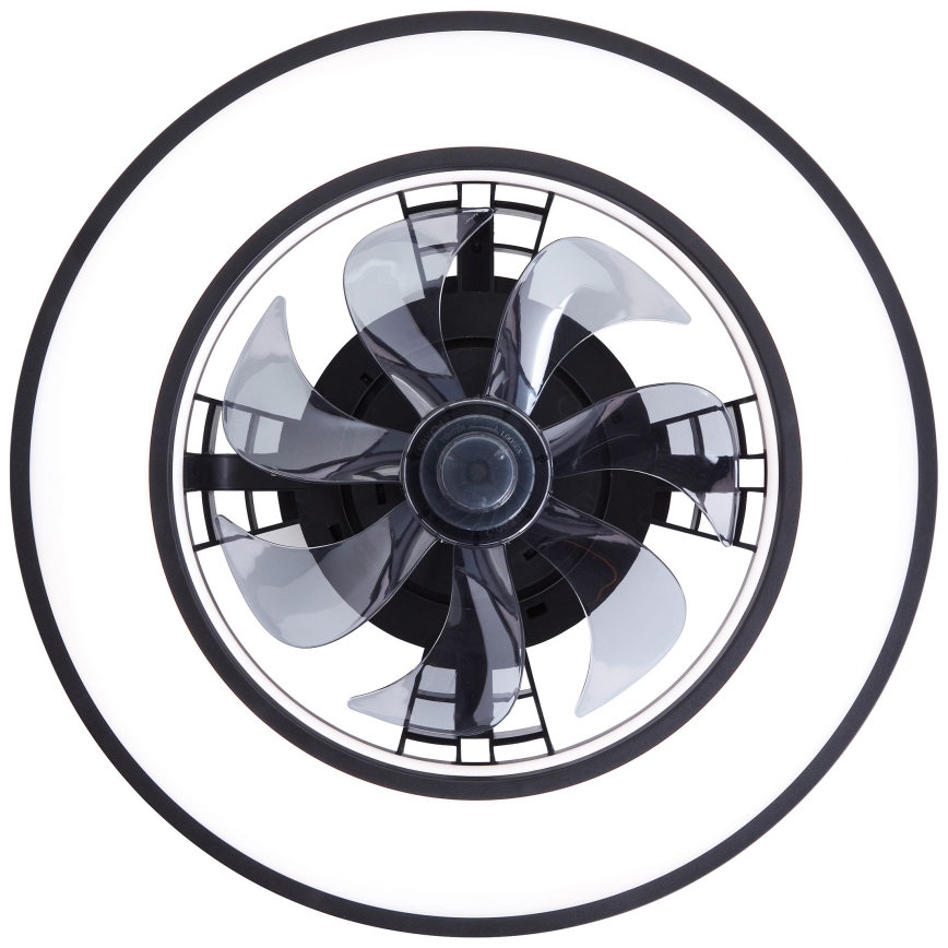 Brilliant - LED RGBW Stmívatelný stropní ventilátor MONDELLO LED/26W/230V 2700-6500K pr. 41 cm černá + dálkové ovládání