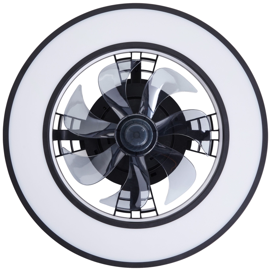 Brilliant - LED RGBW Stmívatelný stropní ventilátor MONDELLO LED/26W/230V 2700-6500K pr. 41 cm černá + dálkové ovládání