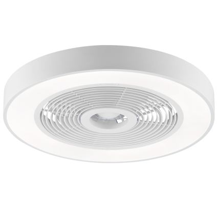 Brilliant - LED RGBW Stmívatelné stropní svítidlo s ventilátorem CATANIA LED/37W/230V 2700-6500K pr. 48,6 cm bílá + dálkové ovládání