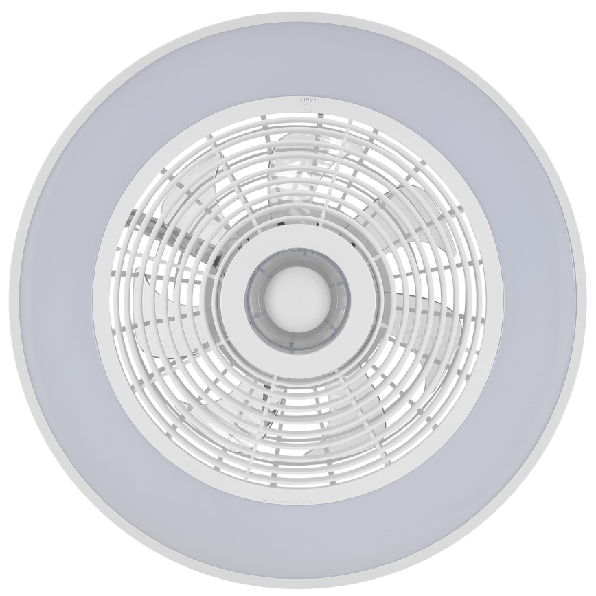 Brilliant - LED RGBW Stmívatelné stropní svítidlo s ventilátorem CATANIA LED/37W/230V 2700-6500K pr. 48,6 cm bílá + dálkové ovládání
