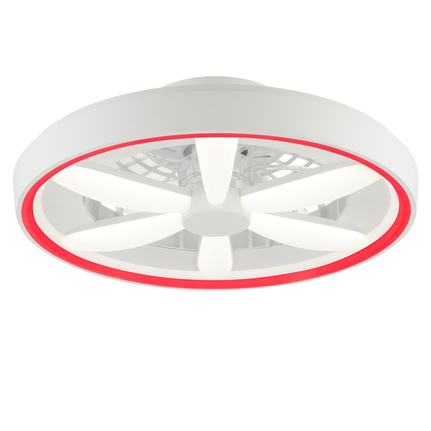 Brilliant - LED RGBW Stmívatelný stropní ventilátor se světlem GAIANO LED/48W/230V 2700-6500K bílá + dálkové ovládání
