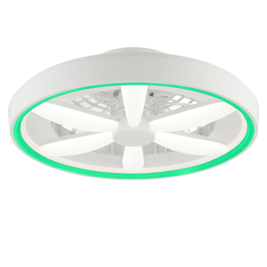 Brilliant - LED RGBW Stmívatelný stropní ventilátor se světlem GAIANO LED/48W/230V 2700-6500K bílá + dálkové ovládání
