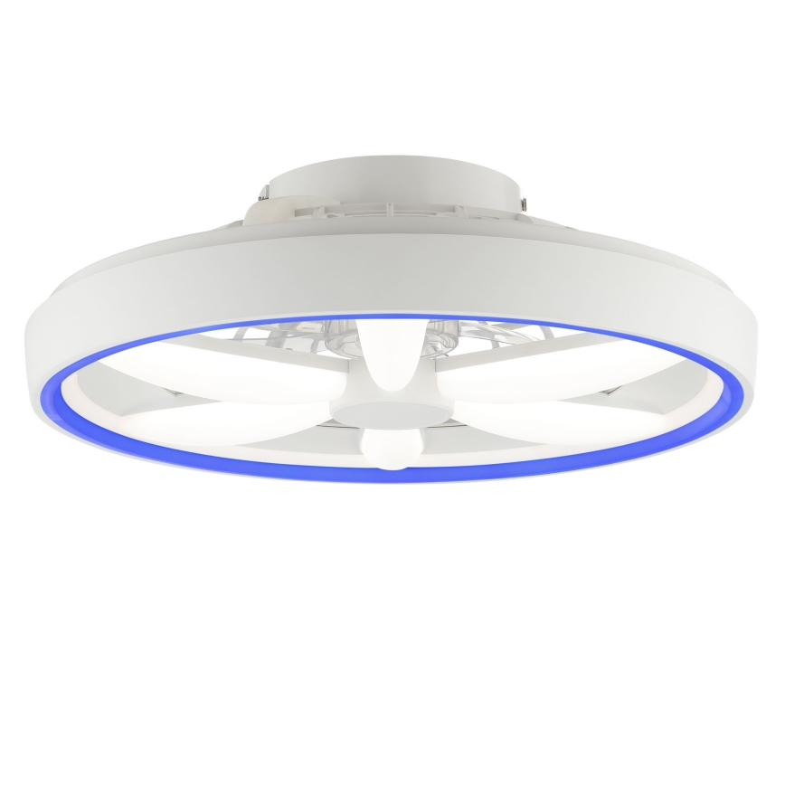 Brilliant - LED RGBW Stmívatelný stropní ventilátor se světlem GAIANO LED/48W/230V 2700-6500K bílá + dálkové ovládání