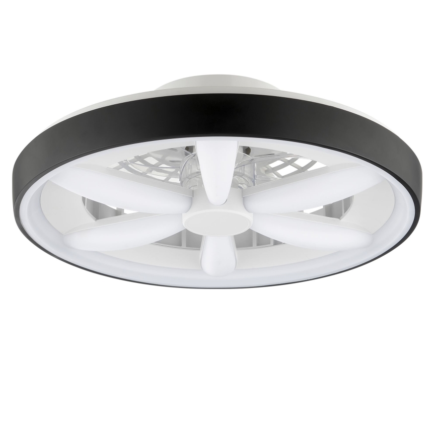 Brilliant - LED RGBW Stmívatelný stropní ventilátor se světlem GAIANO LED/48W/230V 2700-6500K černá + dálkové ovládání
