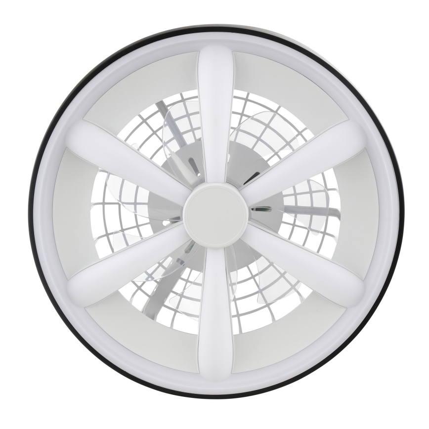 Brilliant - LED RGBW Stmívatelný stropní ventilátor se světlem GAIANO LED/48W/230V 2700-6500K černá + dálkové ovládání
