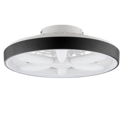 Brilliant - LED RGBW Stmívatelný stropní ventilátor se světlem GAIANO LED/48W/230V 2700-6500K černá + dálkové ovládání