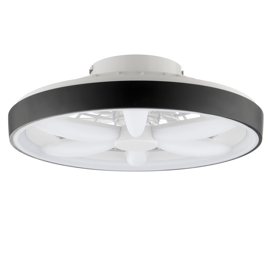 Brilliant - LED RGBW Stmívatelný stropní ventilátor se světlem GAIANO LED/48W/230V 2700-6500K černá + dálkové ovládání