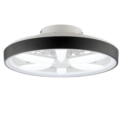 Brilliant - LED RGBW Stmívatelný stropní ventilátor se světlem GAIANO LED/48W/230V 2700-6500K černá + dálkové ovládání