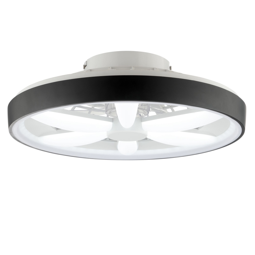 Brilliant - LED RGBW Stmívatelný stropní ventilátor se světlem GAIANO LED/48W/230V 2700-6500K černá + dálkové ovládání