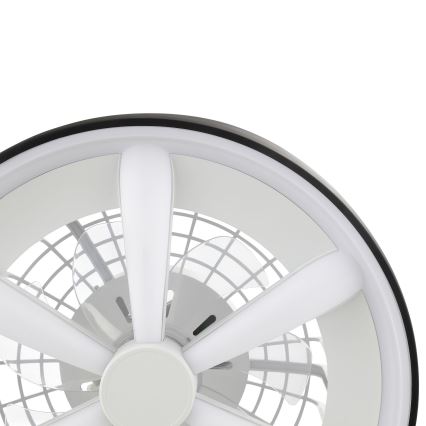 Brilliant - LED RGBW Stmívatelný stropní ventilátor se světlem GAIANO LED/48W/230V 2700-6500K černá + dálkové ovládání
