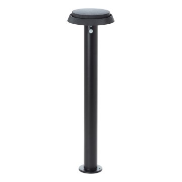 Brilliant - LED Solární lampa se senzorem ALVERO LED/4W/3,7V 2000 mAh 70 cm IP44 černá