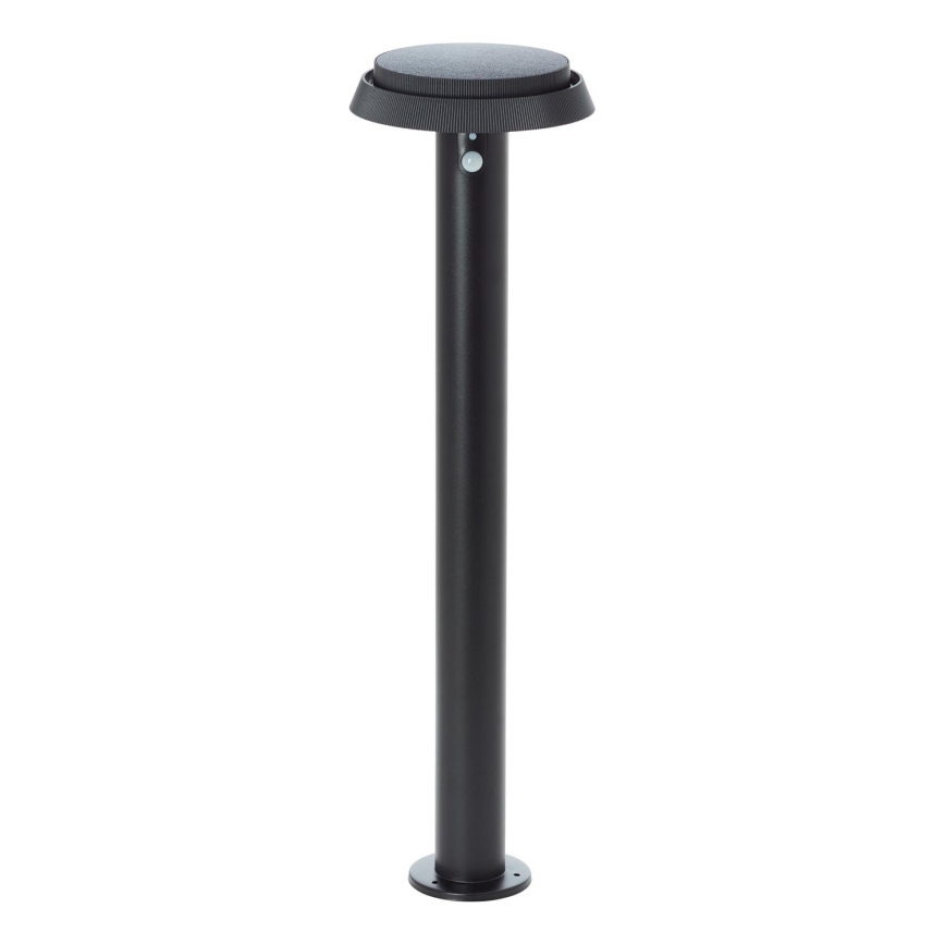 Brilliant - LED Solární lampa se senzorem ALVERO LED/4W/3,7V 2000 mAh 70 cm IP44 černá