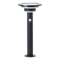 Brilliant - LED Solární lampa se senzorem GARVINA LED/3W/3,7V 2000 mAh 45 cm IP44 černá