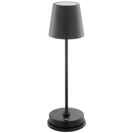 Brilliant - LED Stmívatelná nabíjecí dotyková venkovní stolní lampa ELORA LED/2,5W/5V 2700K 2600 mAh IP44 černá