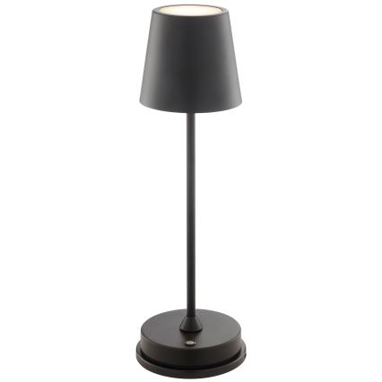 Brilliant - LED Stmívatelná nabíjecí dotyková venkovní stolní lampa ELORA LED/2,5W/5V 2700K 2600 mAh IP44 černá