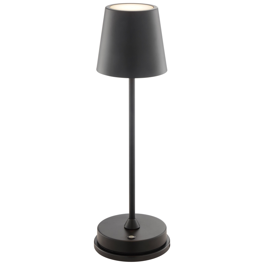 Brilliant - LED Stmívatelná nabíjecí dotyková venkovní stolní lampa ELORA LED/2,5W/5V 2700K 2600 mAh IP44 černá