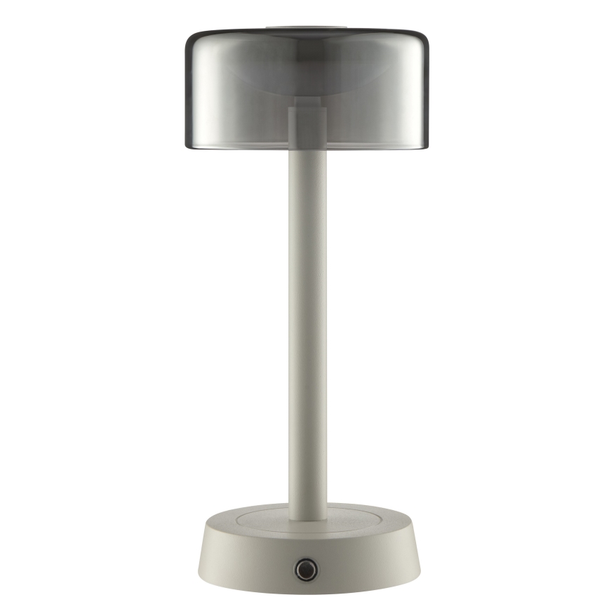 Brilliant - LED Stmívatelná nabíjecí dotyková venkovní stolní lampa RAZOR LED/2,5W/5V 2700K 2600 mAh IP44 šedá