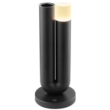 Brilliant - LED Stmívatelná nabíjecí dotyková venkovní stolní lampa SAYU LED/2,5W/5V 2700K 2600 mAh IP44 černá