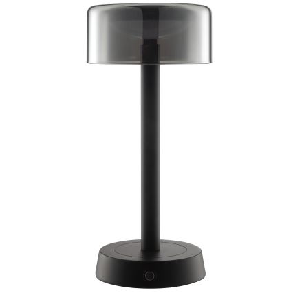 Brilliant - LED Stmívatelná nabíjecí dotyková venkovní stolní lampa RAZOR LED/2,5W/5V 2700K 2600 mAh IP44 černá