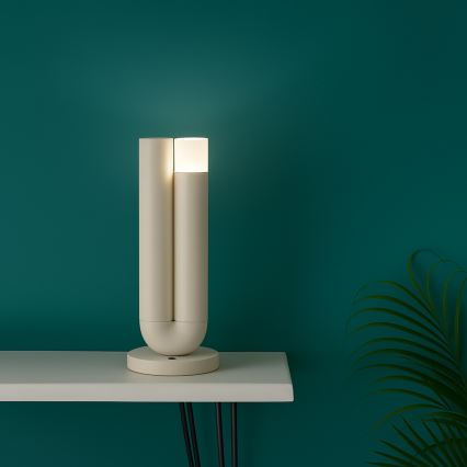 Brilliant - LED Stmívatelná nabíjecí dotyková venkovní stolní lampa SAYU LED/2,5W/5V 2700K 2600 mAh IP44 šedá
