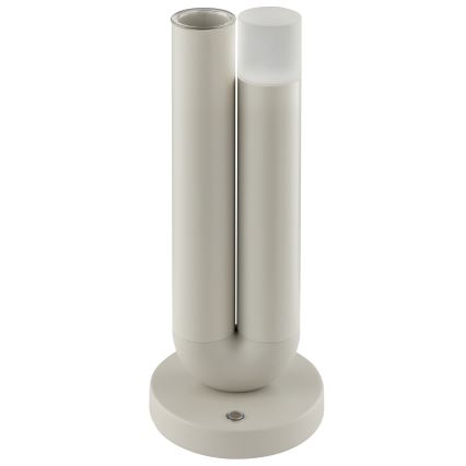 Brilliant - LED Stmívatelná nabíjecí dotyková venkovní stolní lampa SAYU LED/2,5W/5V 2700K 2600 mAh IP44 šedá