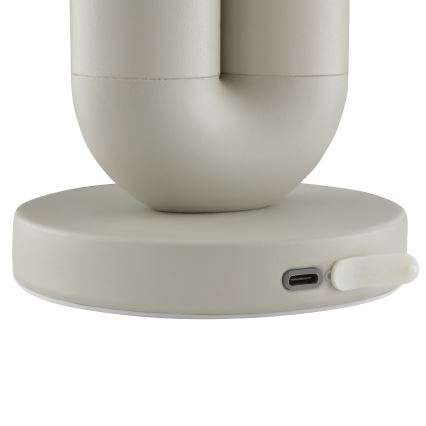 Brilliant - LED Stmívatelná nabíjecí dotyková venkovní stolní lampa SAYU LED/2,5W/5V 2700K 2600 mAh IP44 šedá